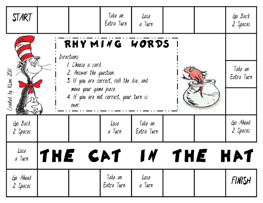 Cat In The Hat Word Search Printable Printable Word Searches